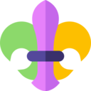 symbol,birthday and party,flower,fleur de lis,heraldic ok 